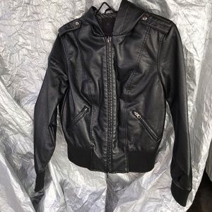 Black Pleather Jacket